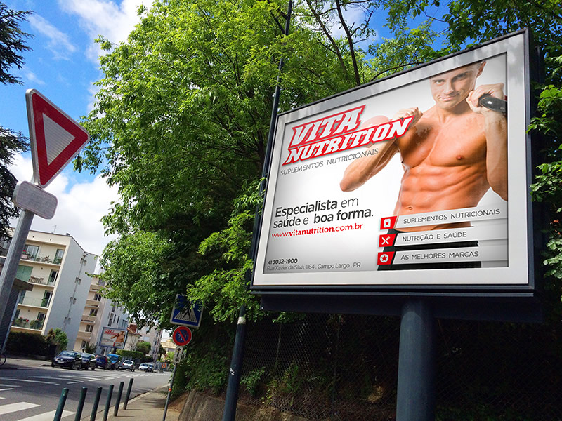 Painéis  . Vita Nutrition